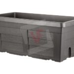 Bama FIORIERA RETTANGOLARE LEGNO Col. Antracite cm. 80x40x34 h